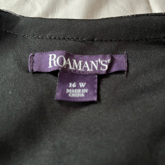 Roaman's Black Lace Blouse | 16 - Picture 11 of 12